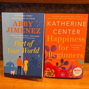 Rom com books. 
Excellent shape. 
One owner